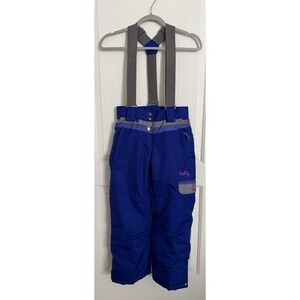 FireFly Snow Bib Overall Youth Size S/P Aquabase Elite Kids Blue Ski Pants